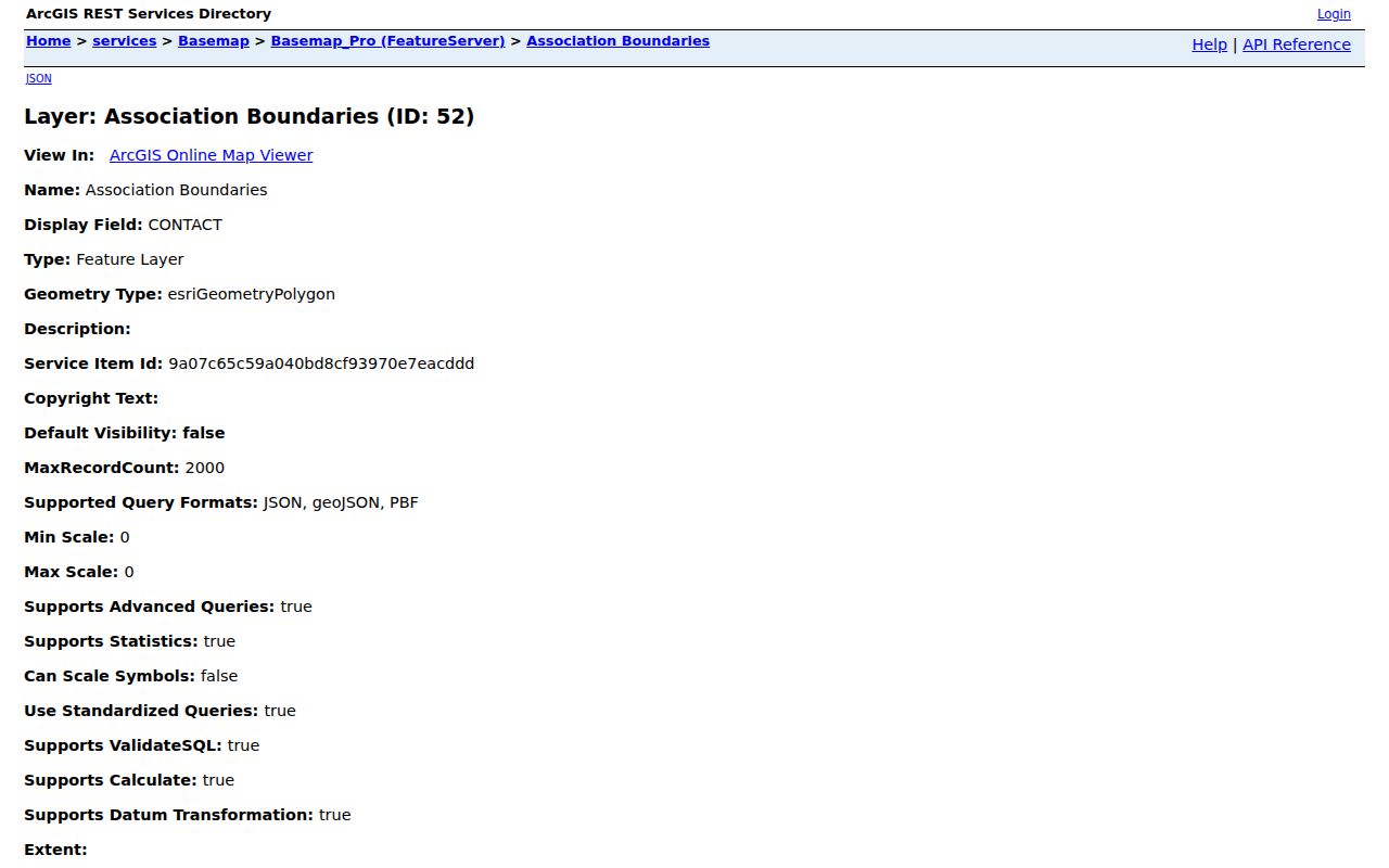 Lauderhill GIS neighborhood association boundary layer